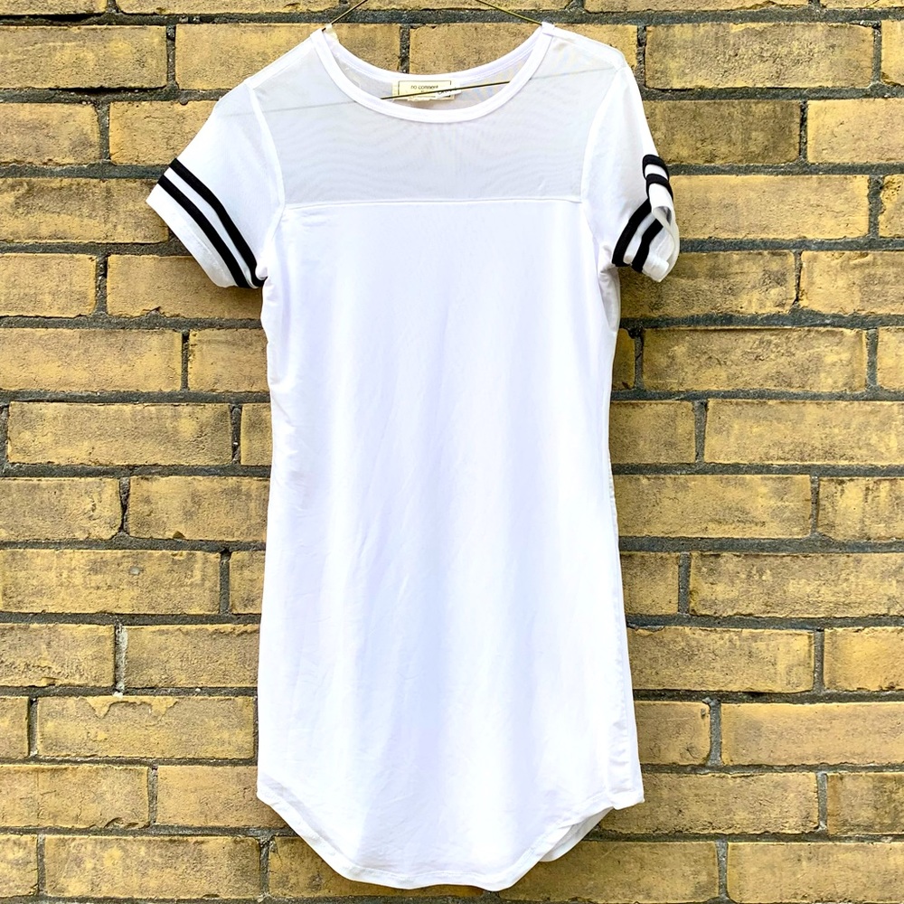 White summer dress.